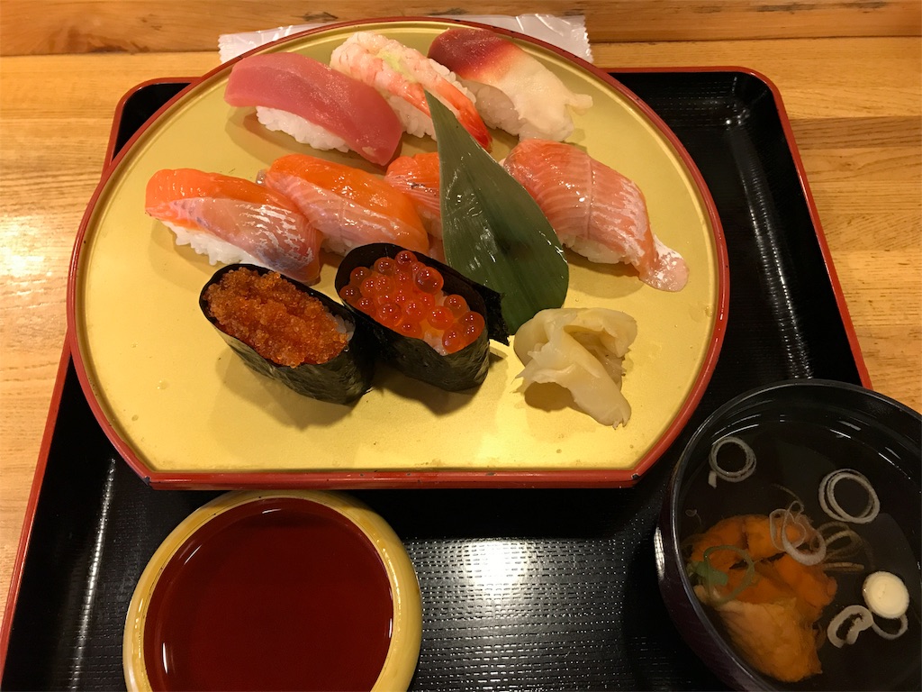 食事処寿　ヒメマスの寿司