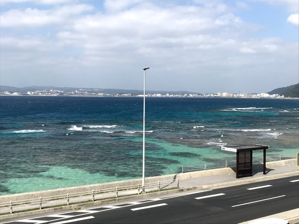 道の駅・許田から見る海