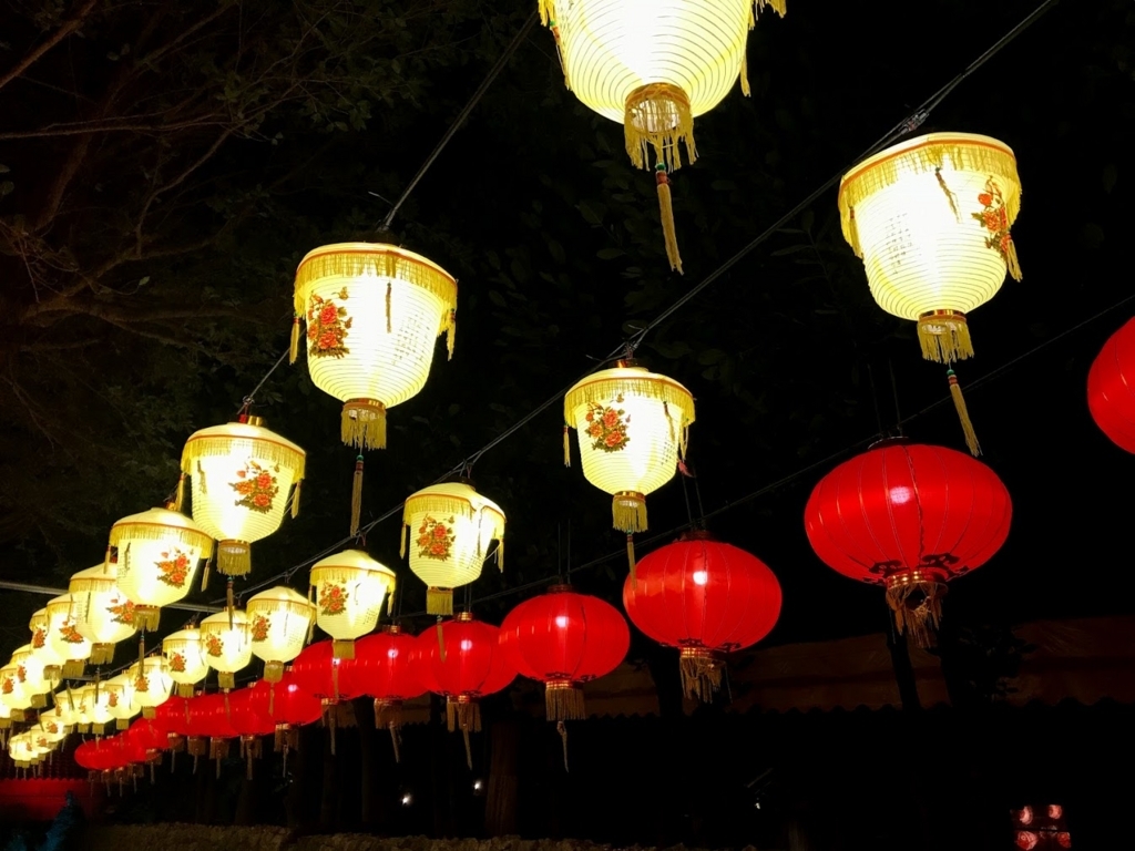 琉球ランタンフェスティバル　中国風の提灯