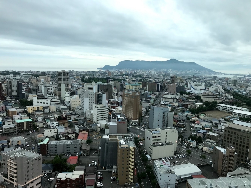 函館山　五稜郭より