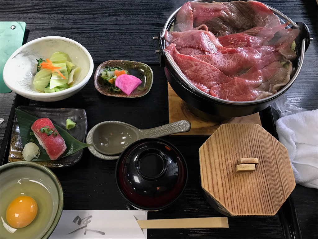 まるぶんの牛鍋