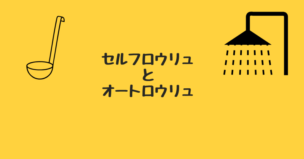 セルフロウリュとオートロウリュ