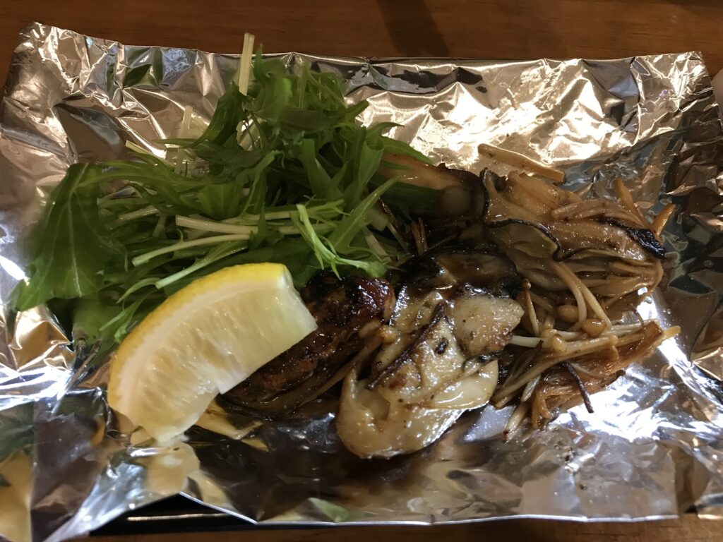 焼き牡蠣