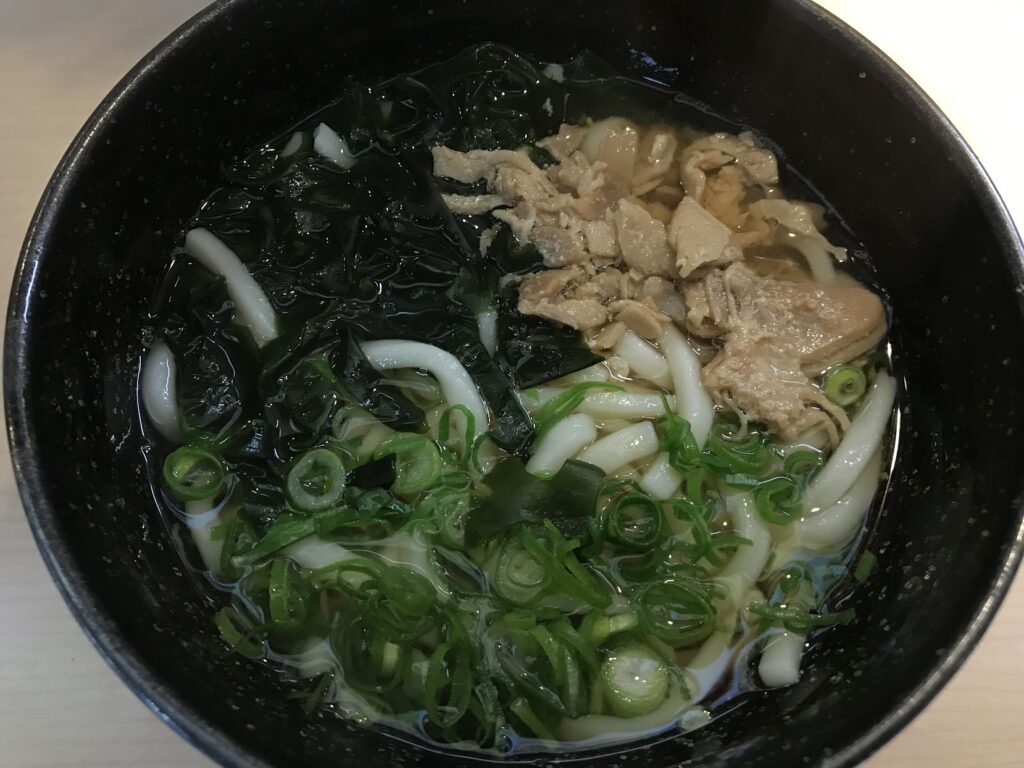 小倉駅のかしわうどん