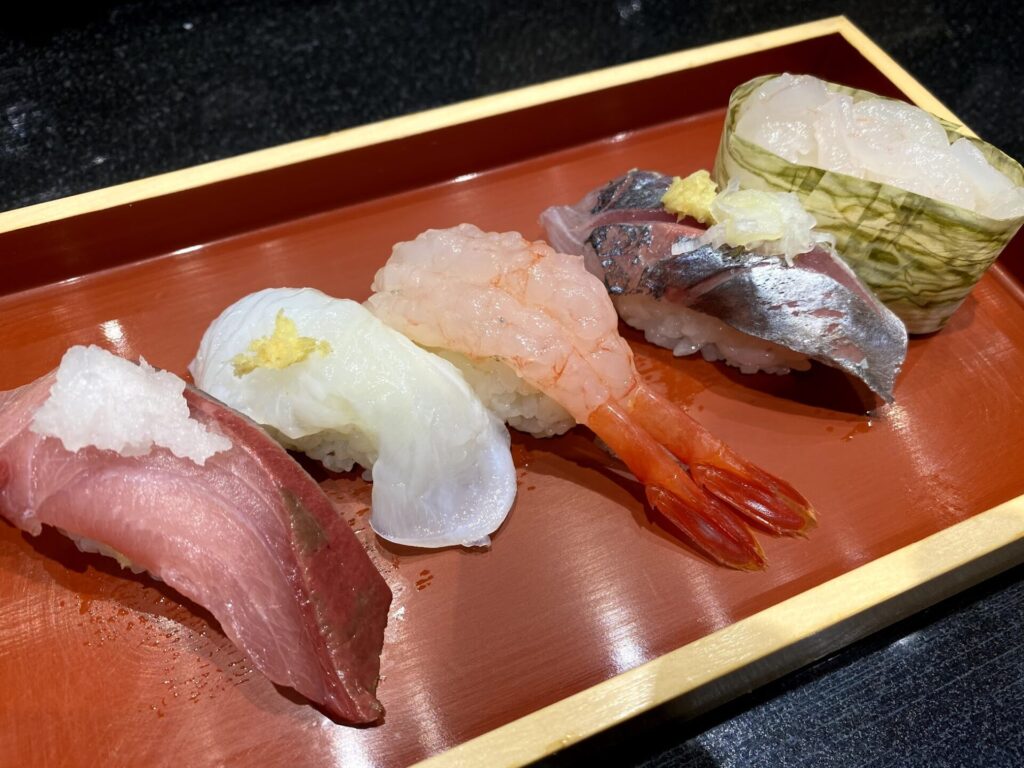 富山駅で食べた寿司