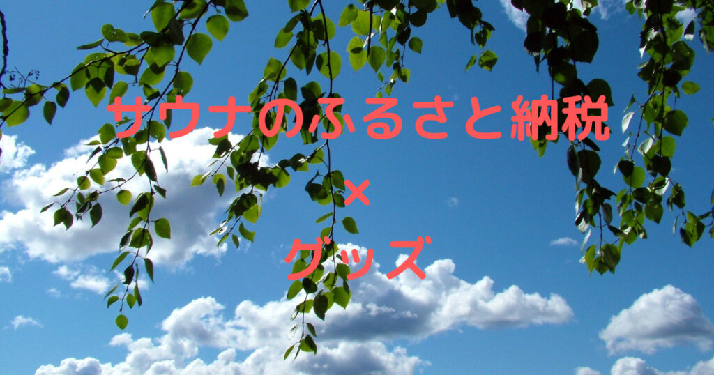 サウナのふるさと納税 グッズ