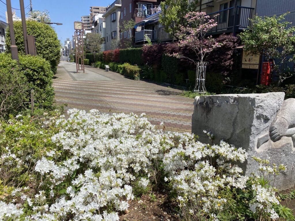 荏原中延駅近くの道