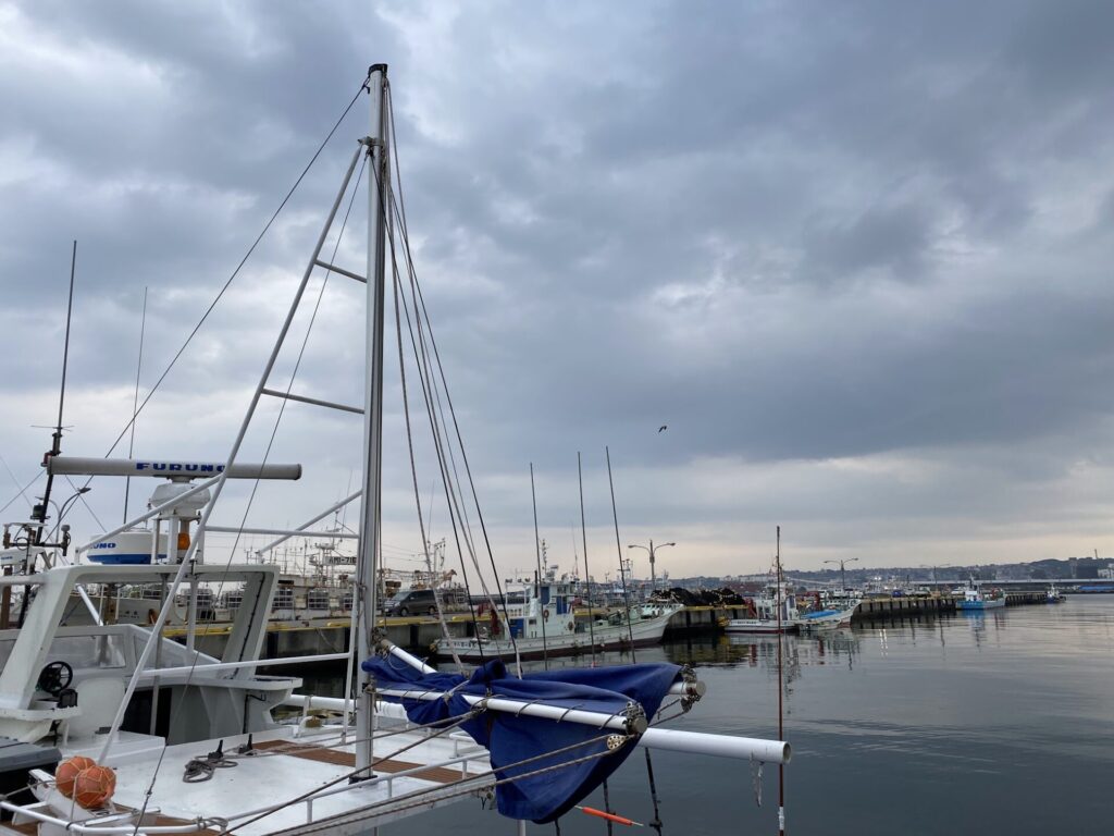 館鼻岸壁朝市　海