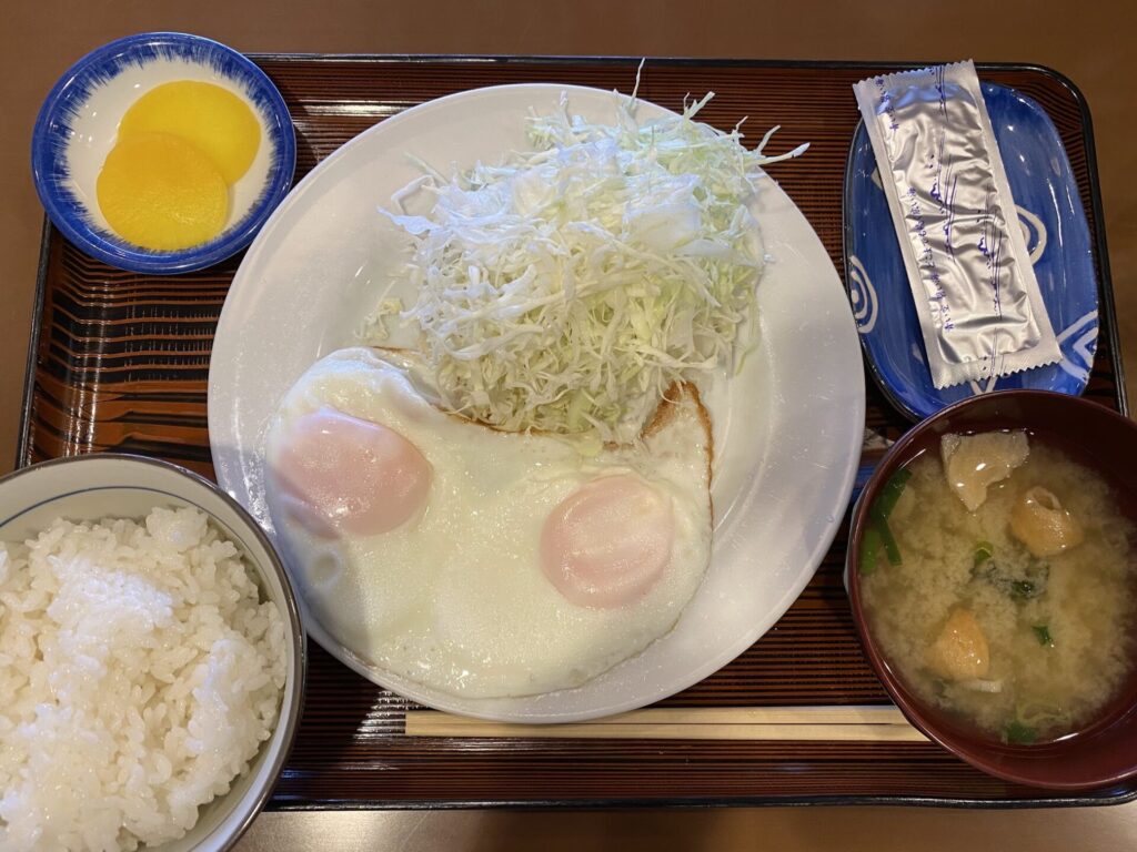 アサヒサウナ　朝食